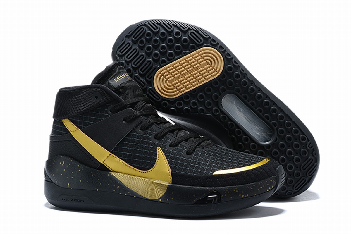 Nike KD 13 Shoes Black Gold